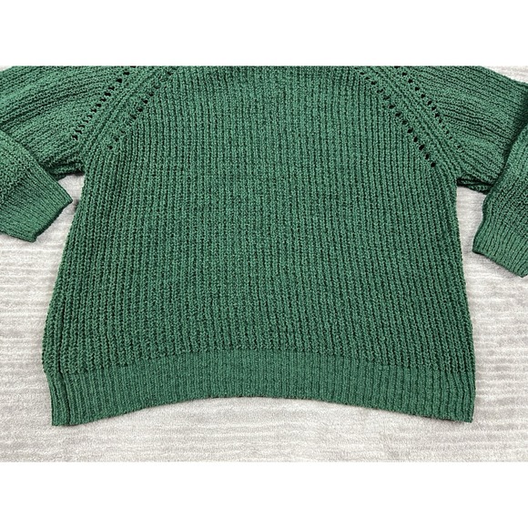Wonderly Sweater Womens Large‎ Green Long Sleeve Knit Polyester Casual - Picture 9 of 11